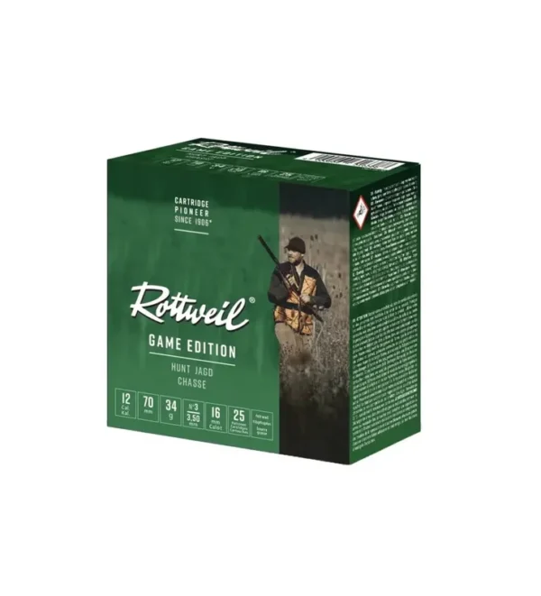 Cartouche Rottweil Hunt 12/70 x25 – Tout-Chasse.fr