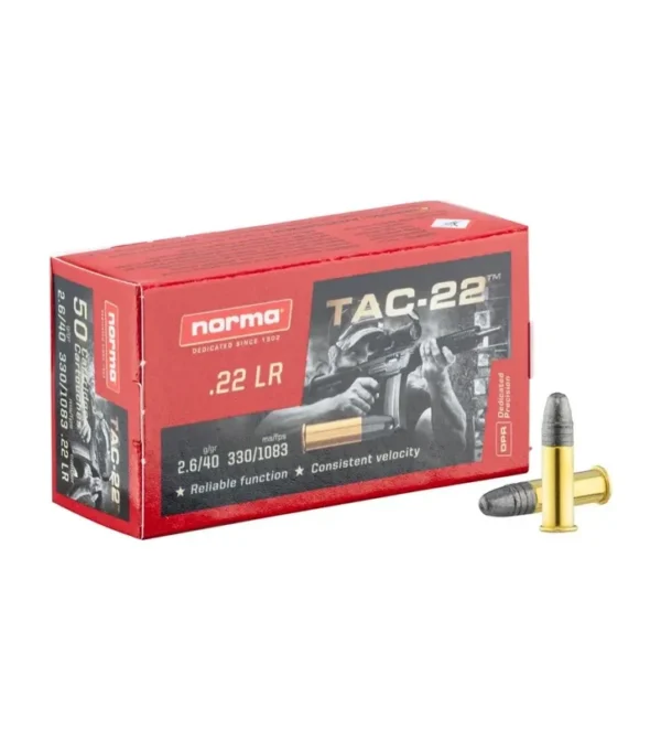 Cartouches 22lr Balles de chasse Norma TAC-22 – Tout-Chasse.fr