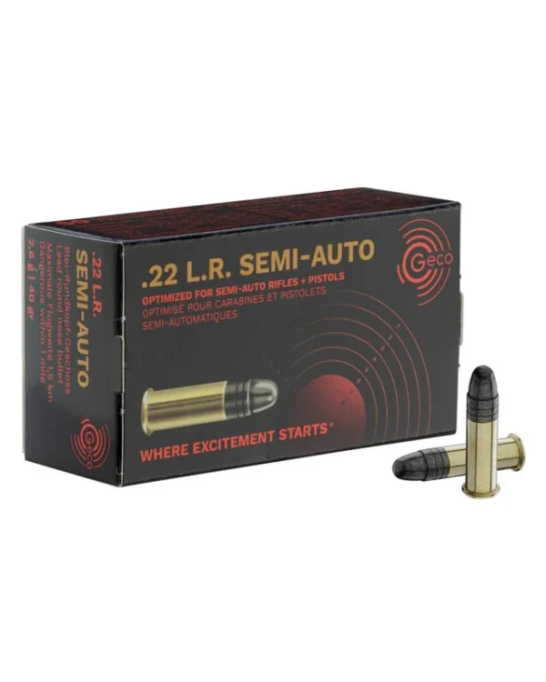 CARTOUCHES 22LR GECO SEMI-AUTO