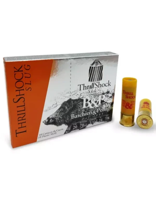 Cartouches balle B&P Big Game Thrill Shock 24g cal.20/70 x10