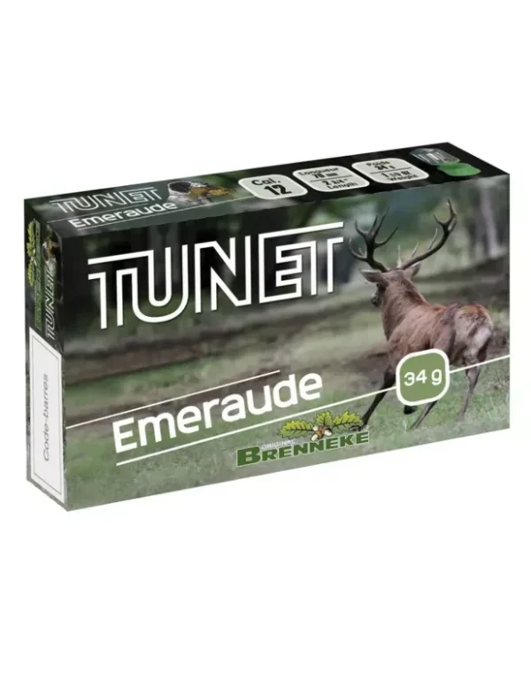Cartouches balle Tunet Brenneke Emeraude 34g cal.12/70 x5