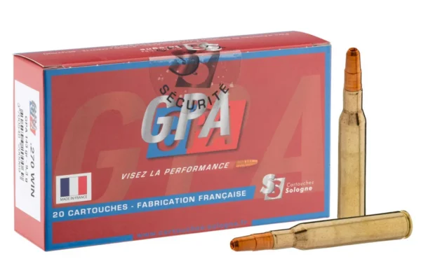 Sologne .270 Winchester GPA 143 gr / 9,3 g – .270 Win GPA 143 gr / 9.3 g