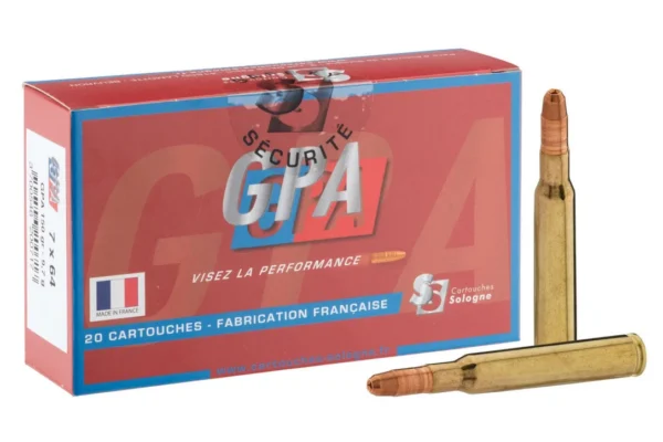 Sologne 7×64 GPA 150 gr / 9,7 g – 7×64 GPA 150 gr / 9.7 g