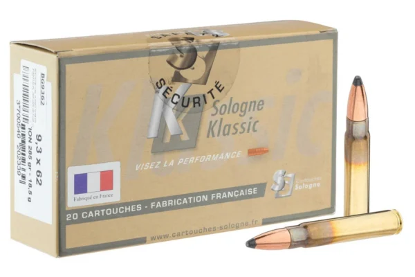 Sologne 9,3×62 Nosler Partition 285 gr / 18,5 g – 9.3×62 Partition 285 gr / 18.5 g