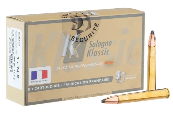 Sologne 9.3×74 R Klassic Nosler Partition 285 gr / 18,5 g – 9.3×74 R Nosler Partition 285 gr / 18.5 g