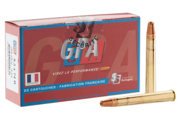 Sologne 9.3×74 R GPA 238 gr / 15,4 g – Sologne GPA 9.3×74 R 238 gr / 15.4 g