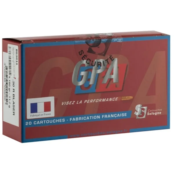 Sologne .30 R Blaser GPA 180 gr / 11,7 g – Sologne GPA .30 R Blaser 180 gr / 11.7 g