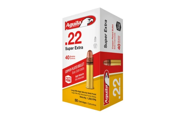 Cartouches Aguila .22 LR High Velocity 40 gr – Haute vitesse