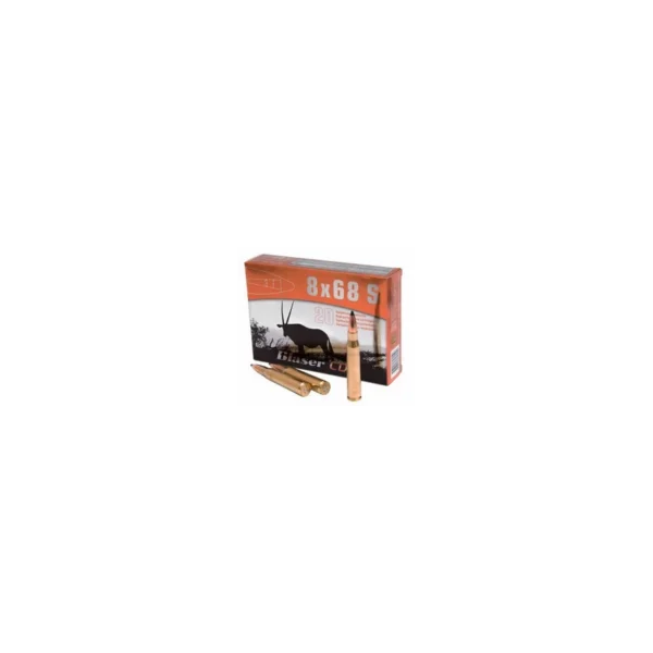 Cartouches Blaser 8×68 S CDC 170 gr – Précision & Performance cuivre
