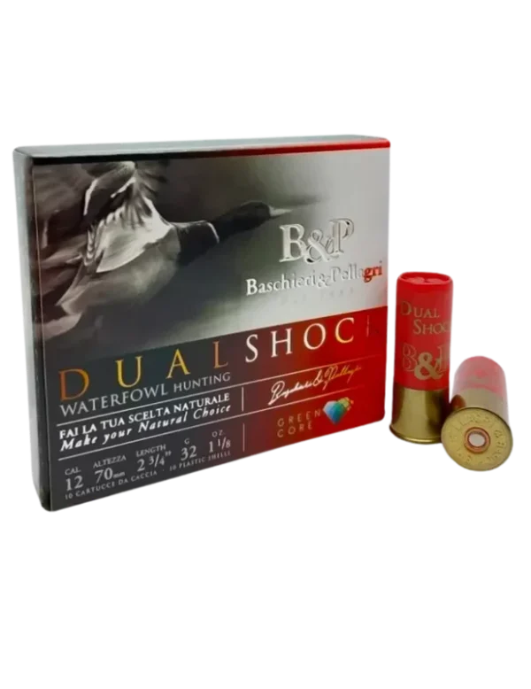 Cartouches chasse B&P Dual Shock 32g cal.12/70 x10