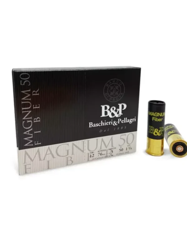 Cartouches chasse B&P Magnum Fiber 50g cal.12/76 x10