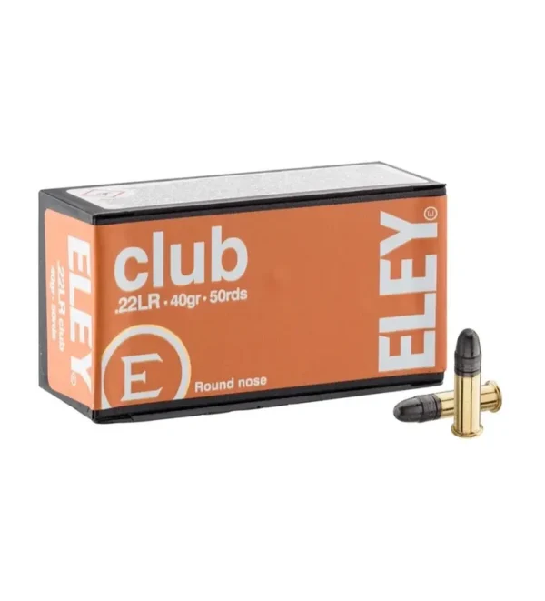 Cartouches ELEY Club .22 LR 40 gr – Munitions précision