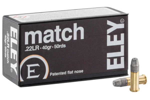 Cartouches ELEY Match .22 LR 40 gr – Munitions match