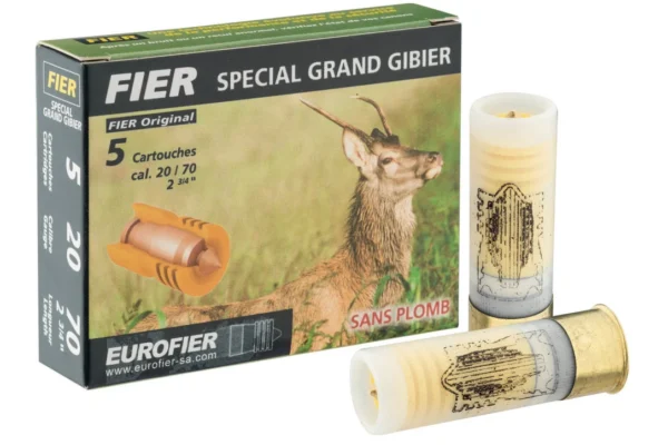 Cartouches Fier à balle Classic 20 g sans plomb – Cal. 20/70