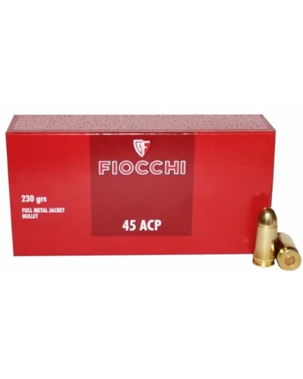 Cartouches Fiocchi Cal. 45 ACP FMJ 230 gr x 500
