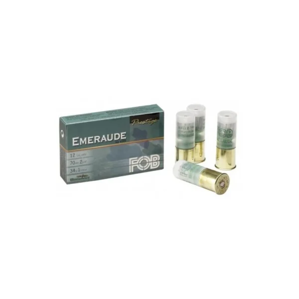 Cartouches FOB EMERAUDE BRENNEKE pour fusil Calibre 12 sur notre armurerie en ligne
