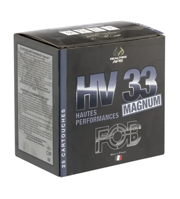 Cartouches Fob HV 33 Acier haute performance Magnum – 12/76 – Tout-Chasse.fr