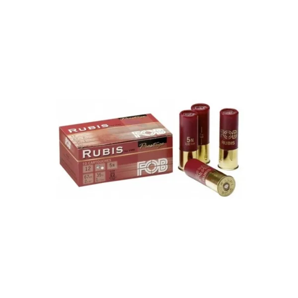 Cartouches FOB RUBIS pour fusil Calibre 12 sur notre armurerie en ligne