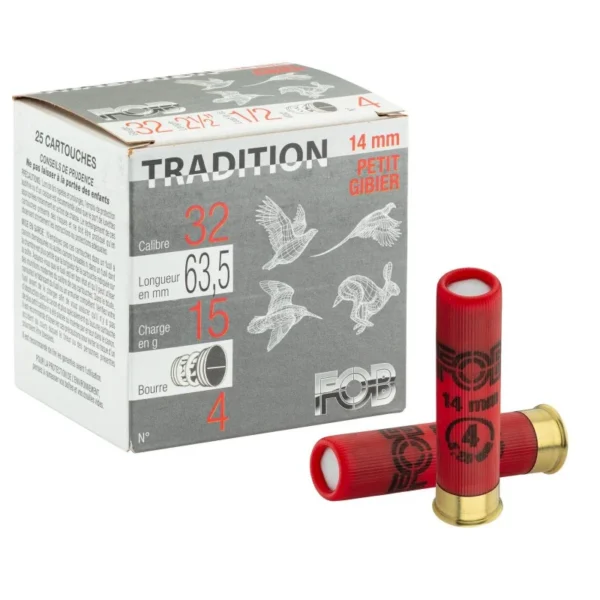 Cartouches Fob Tradition – Cal 14 mm x 25 – Tout-Chasse.fr