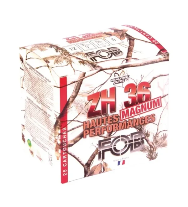 Cartouches Fob ZH Acier haute performance Magnum – 12/76 – Tout-Chasse.fr