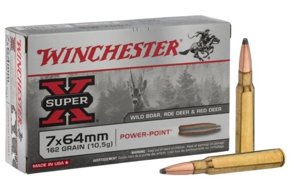 Winchester Power Point 7×64 mm 162 gr / 10.5 g – 7×64 Power Point 162 gr / 10.6 g