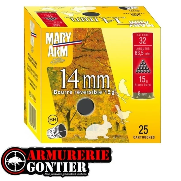 Cartouches Mary Arm Calibre 14mm N°7