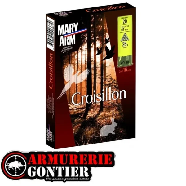 Cartouches MARY ARM CROISILLON 20/67/26 N°9 sur notre armurerie en ligne