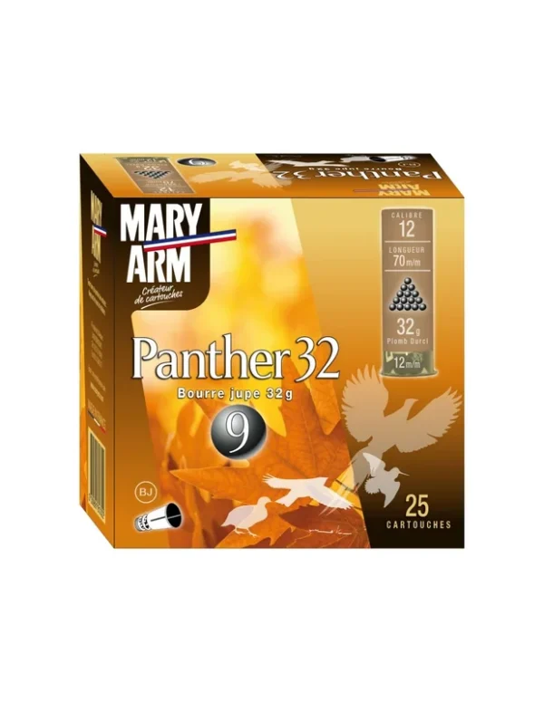 Cartouches Panther 32 Cal.12/70 32grs – MARY ARM