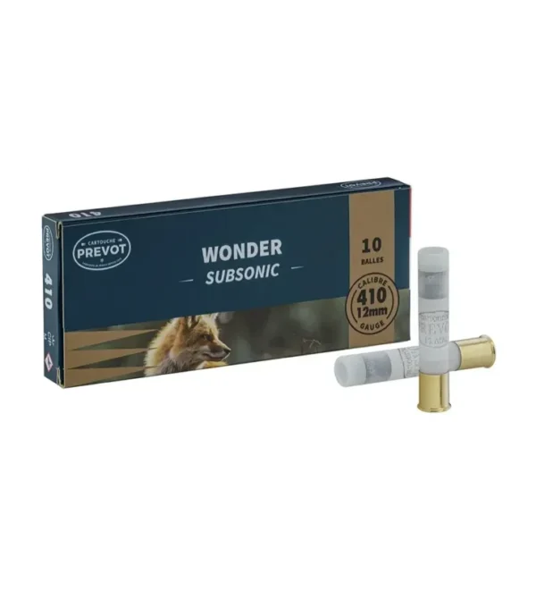 Balles Prevot Wonder Subsonique – Cal. 410/76 – Tout-Chasse.fr