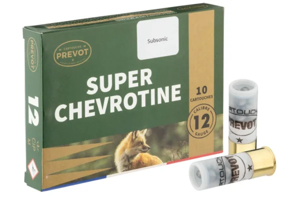 Cartouches Prevot chevrotines subsonique – Cal. 12/67 – Tout-Chasse.fr