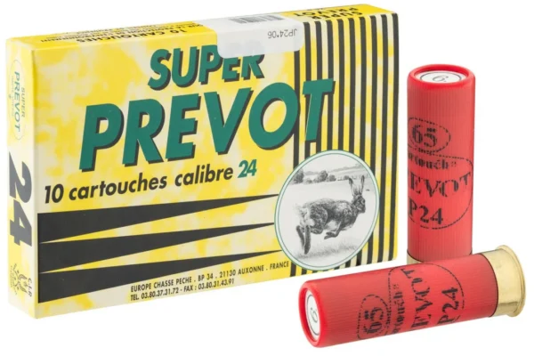 Cartouches Prévot Super Bourre Jupe – Cal. 24/65 – Tout-Chasse.fr