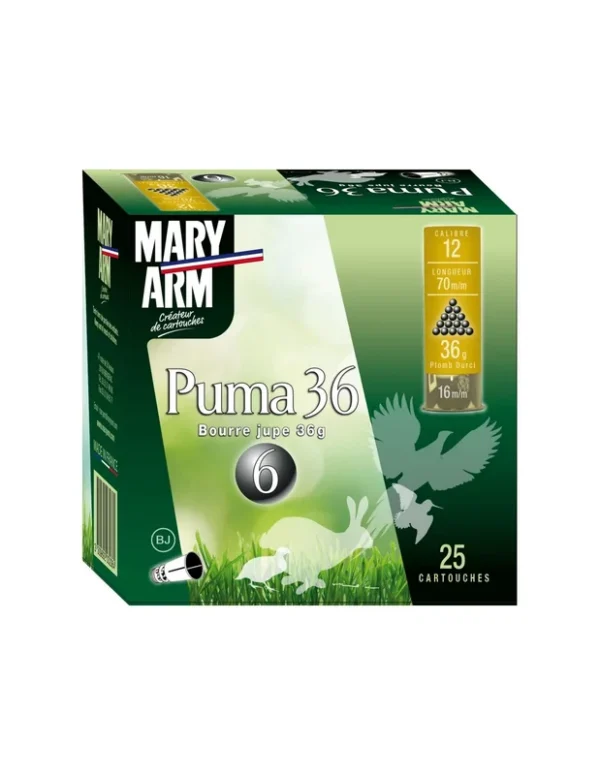 Cartouches Puma 36 Cal.12/70 36grs Pb7.5 – MARY ARM