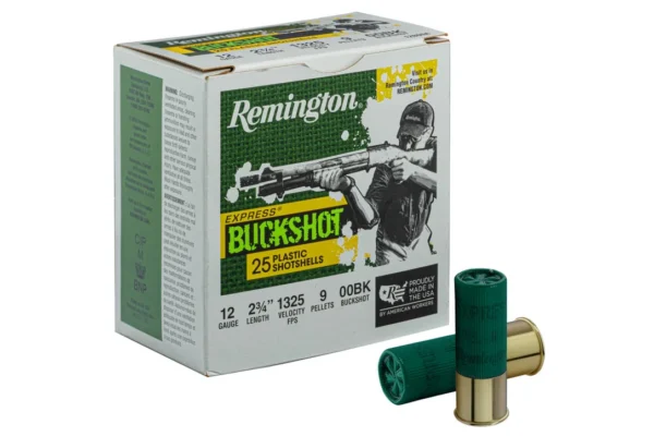 Remington Express Magnum 12/70 – 000 Buckshot (9 et 16 plombs) – 9 grains