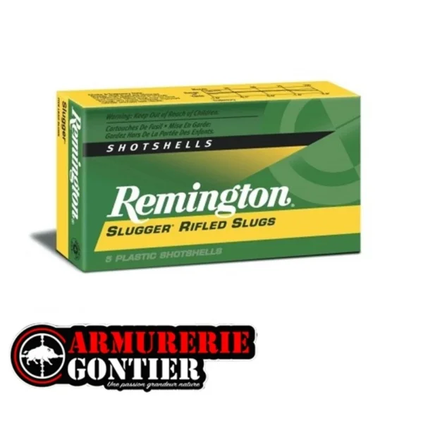 Cartouches Remington slugger 12/76 mag – 28.5 grs www.armureriegontier.fr