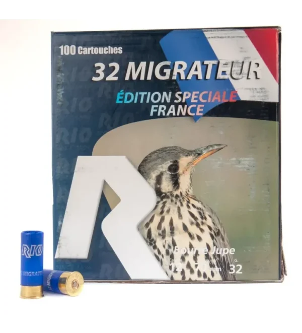 Cartouches Rio Pack Migrateur 32 gr – Cal. 12 x100 – Tout-Chasse.fr