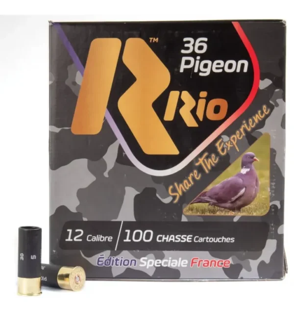 Cartouches Rio Pack Pigeon 36 gr – Cal. 12 x100 – Tout-Chasse.fr