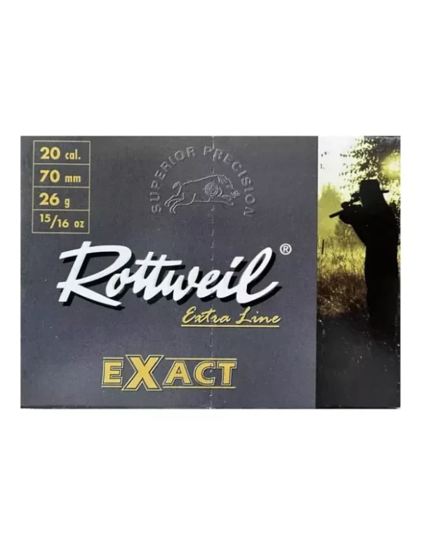 Cartouches balle Rottweil exact 26g cal.20/70 x10