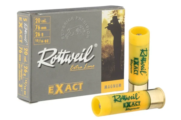 Cartouches Rottweil Exact Magnum – Cal. 20/76