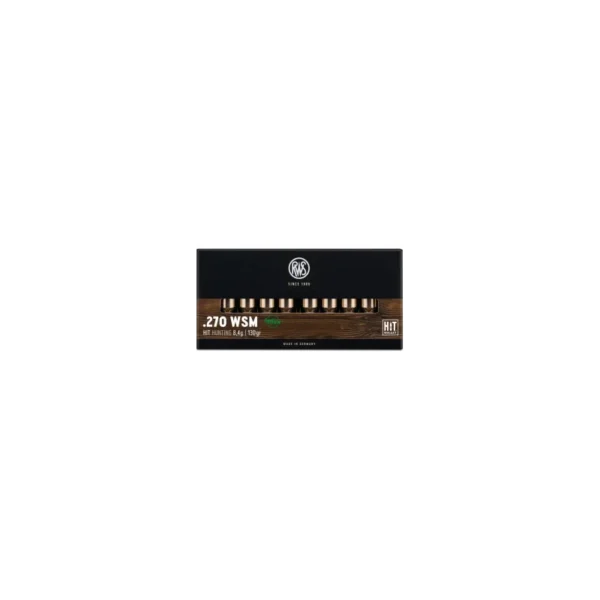 RWS .270 Win EVO Green 96gr – Munitions de chasse sans plomb haute performance