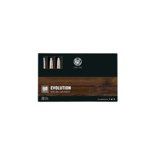 RWS EVO 8×57 JRS 200gr – Cartouches de chasse puissantes et précises
