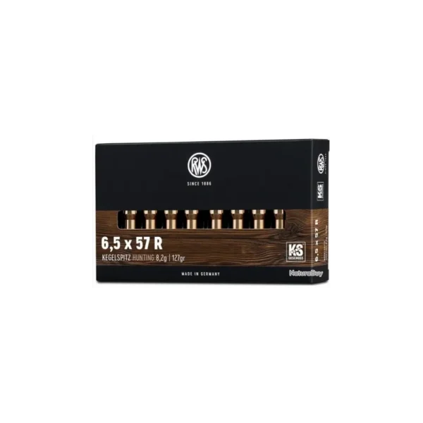 Cartouches RWS KS 6.5x57R 127 gr – Précision & Efficacité | CNP-TIR