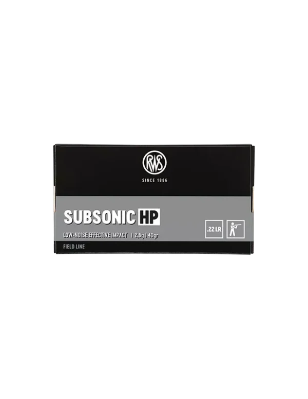 Balles RWS Subsonic HP cal.22LR x50