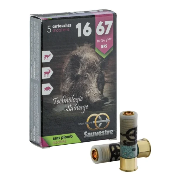 Balles Sauvestre grand gibier BFS sans plomb – Cal. 16/67 – Tout-Chasse.fr