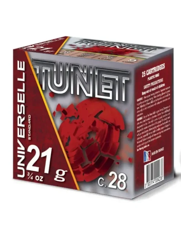 Cartouches trap Tunet Universelle 21g cal.28/70 x25
