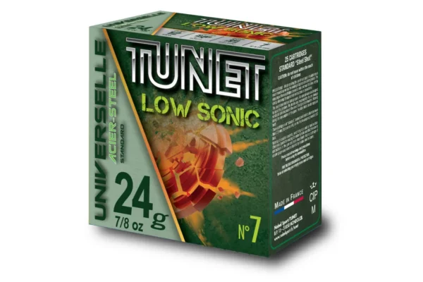 Cartouches TUNET ACIER LOWSONIC 24 SUBSONIQUE Cal.12