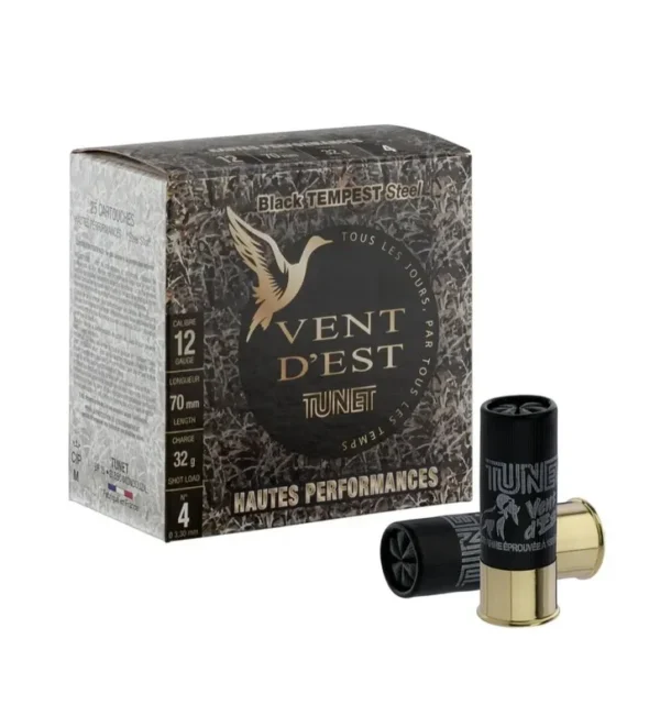 Cartouches TUNET,BLACK TEMPEST 32g HP acier 12/70 – Tout-Chasse.fr