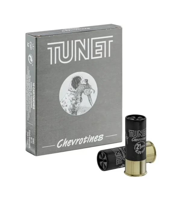 Cartouches TUNET chevrotines 12/67 – 21 gr cal. 12/67