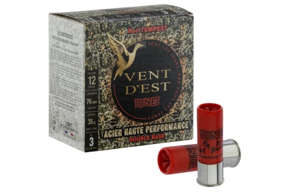 cartouches Tunet Vent d’Est Red Tempest 12/76 – 35g – plomb n°3