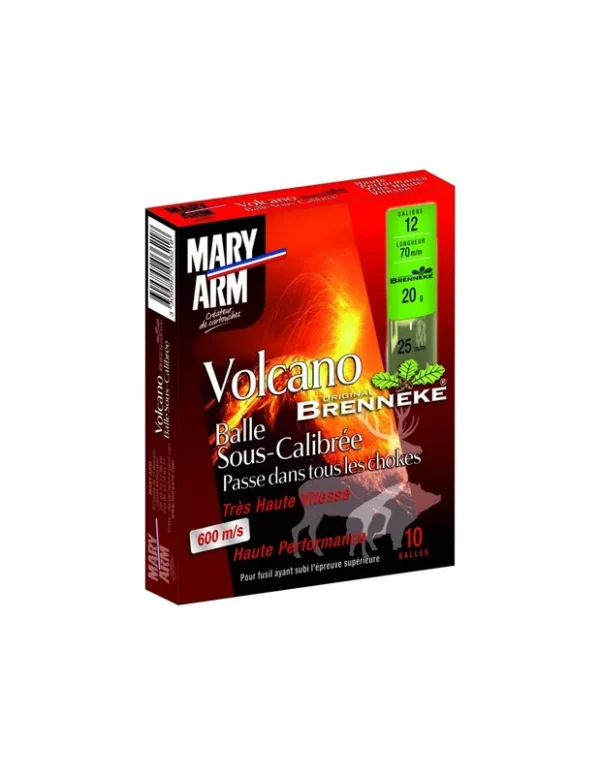 Cartouches Volcano Balle Cal.12/70 20grs – MARY ARM