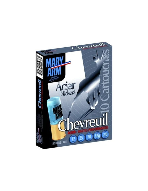 Cartouches Volcano Chevreuil Steel Cal.12/70 32grs – MARY ARM